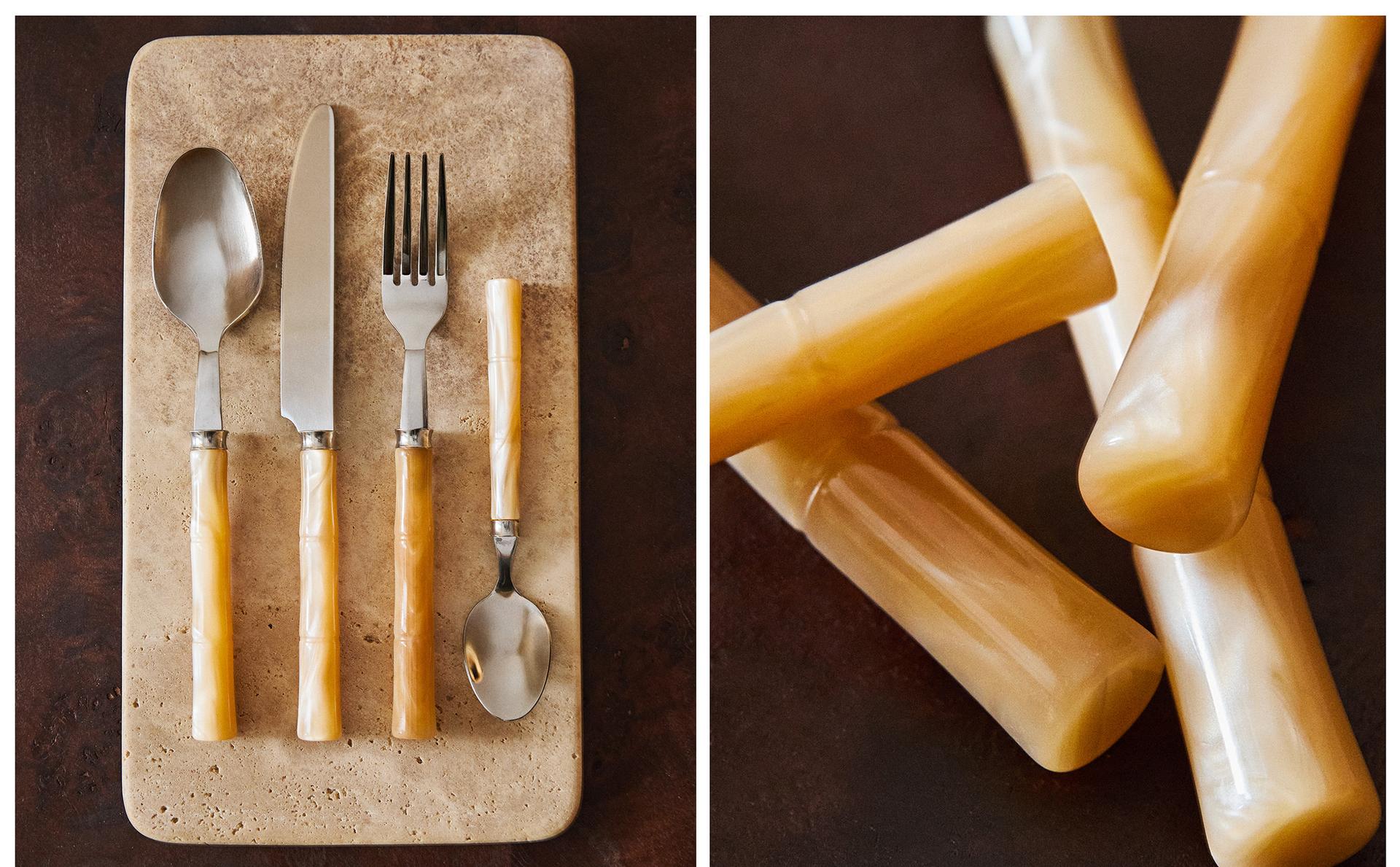 4-PIECE BAMBOO CUTLERY SET