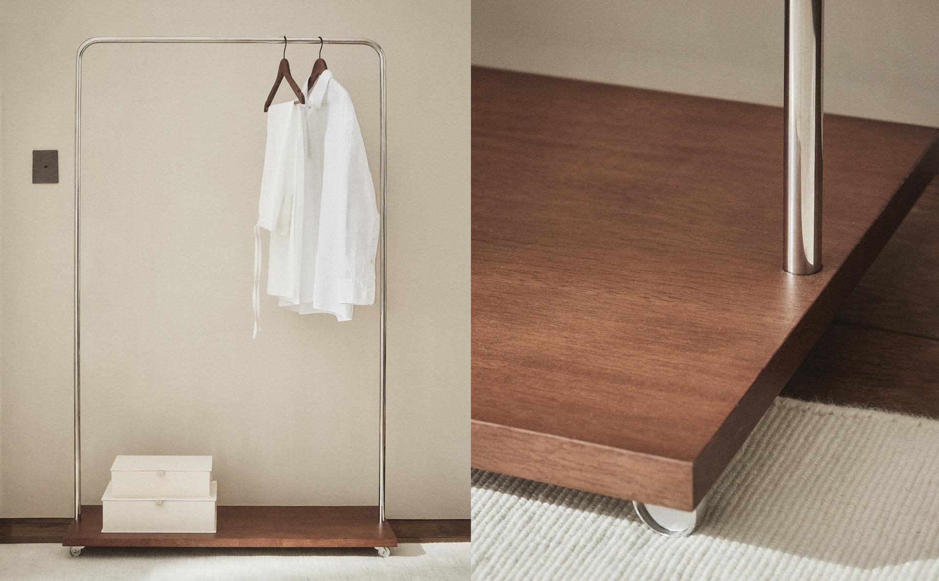 PORTE-VÊTEMENTS MÉTAL ET BOIS PORTE-VÊTEMENTS MÉTAL ET BOIS