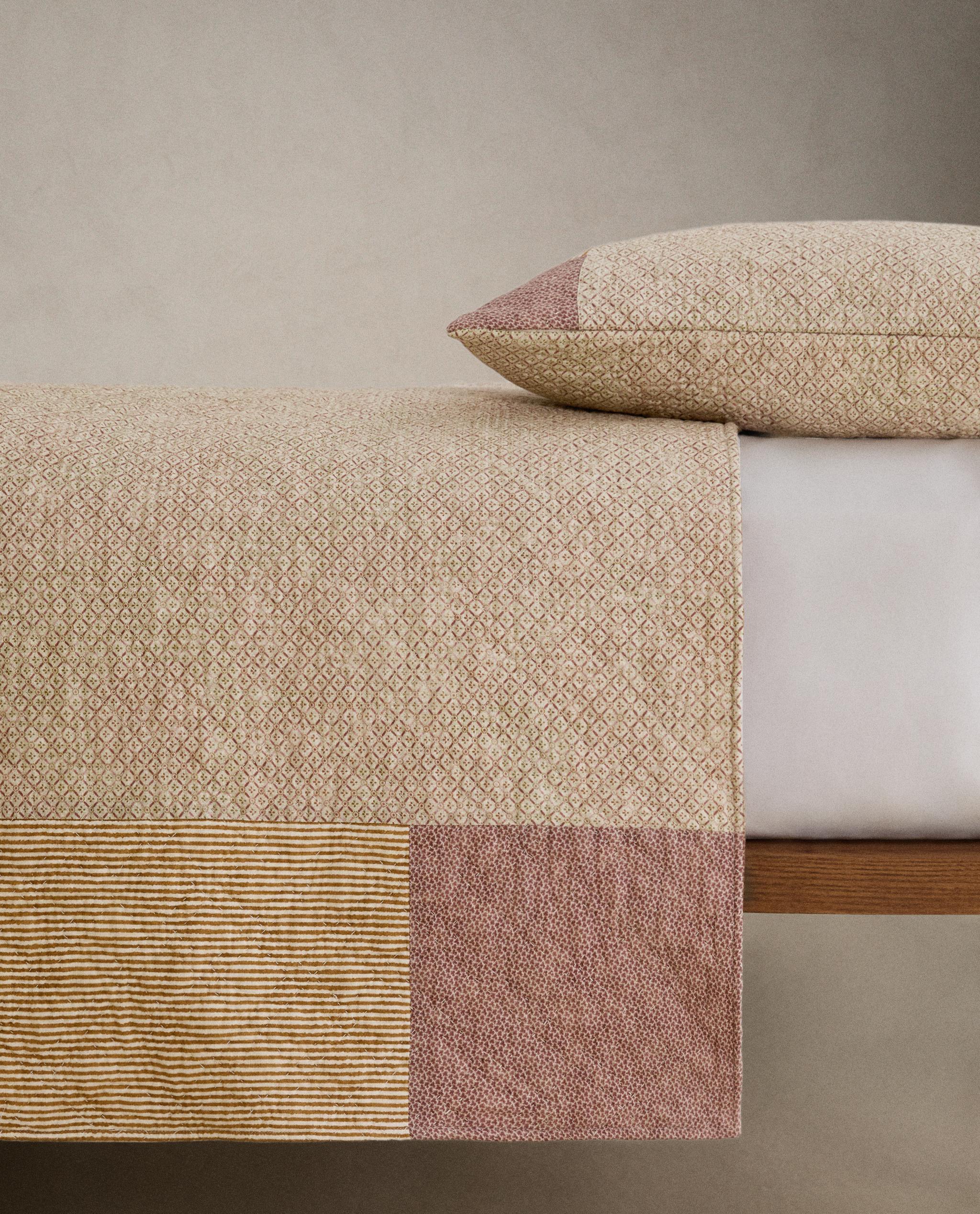 QUILTED BEDSPREAD AND CUSHION COVER | KATHARINE POLE product thumbnail 2