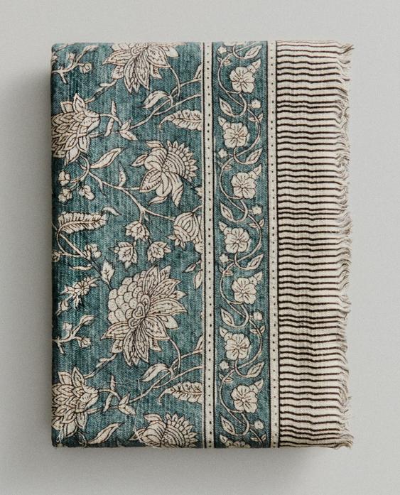 MANTA ALGODÓN FLORAL