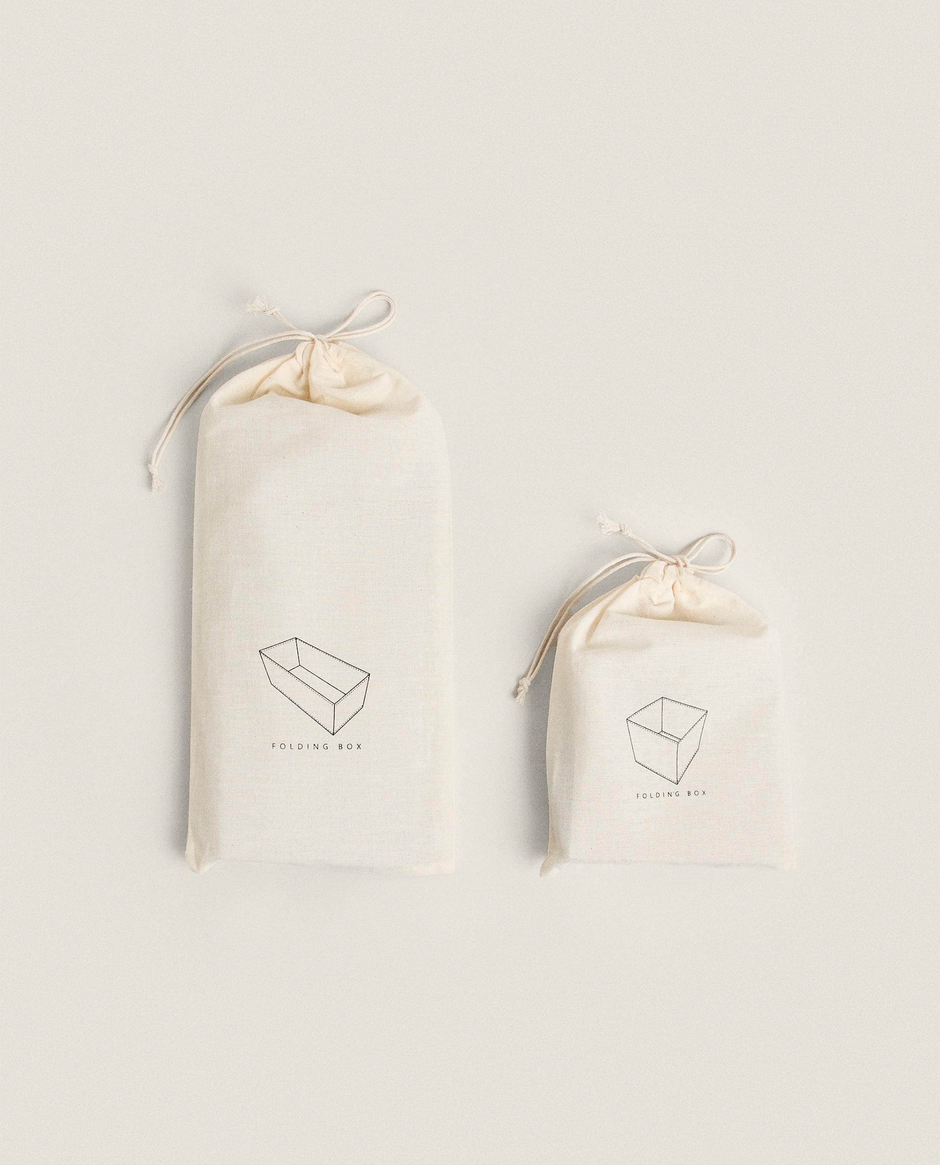 FOLDABLE COTTON STORAGE BOX product thumbnail 3