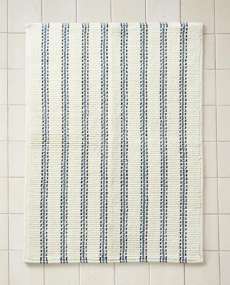 STRIPED BATH MAT