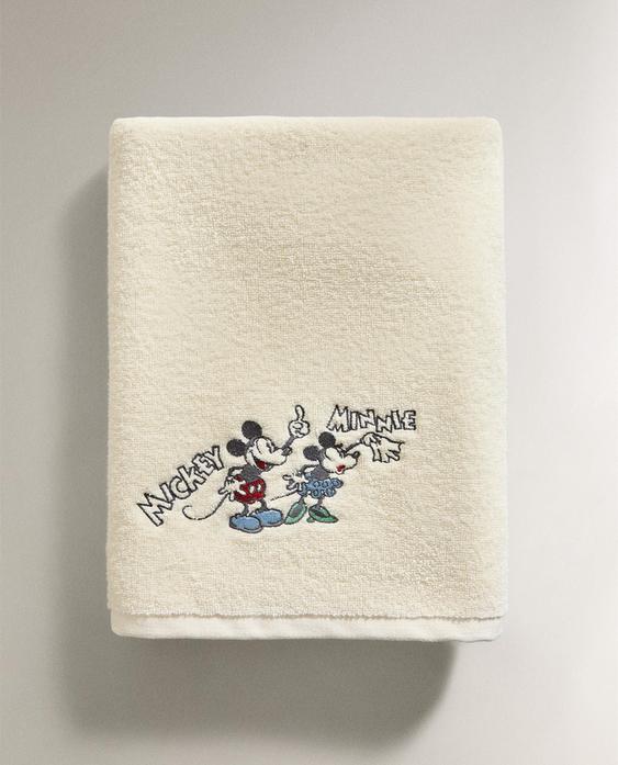 KIDS' MICKEY & MINNIE ©DISNEY PRINT TERRY TOWEL