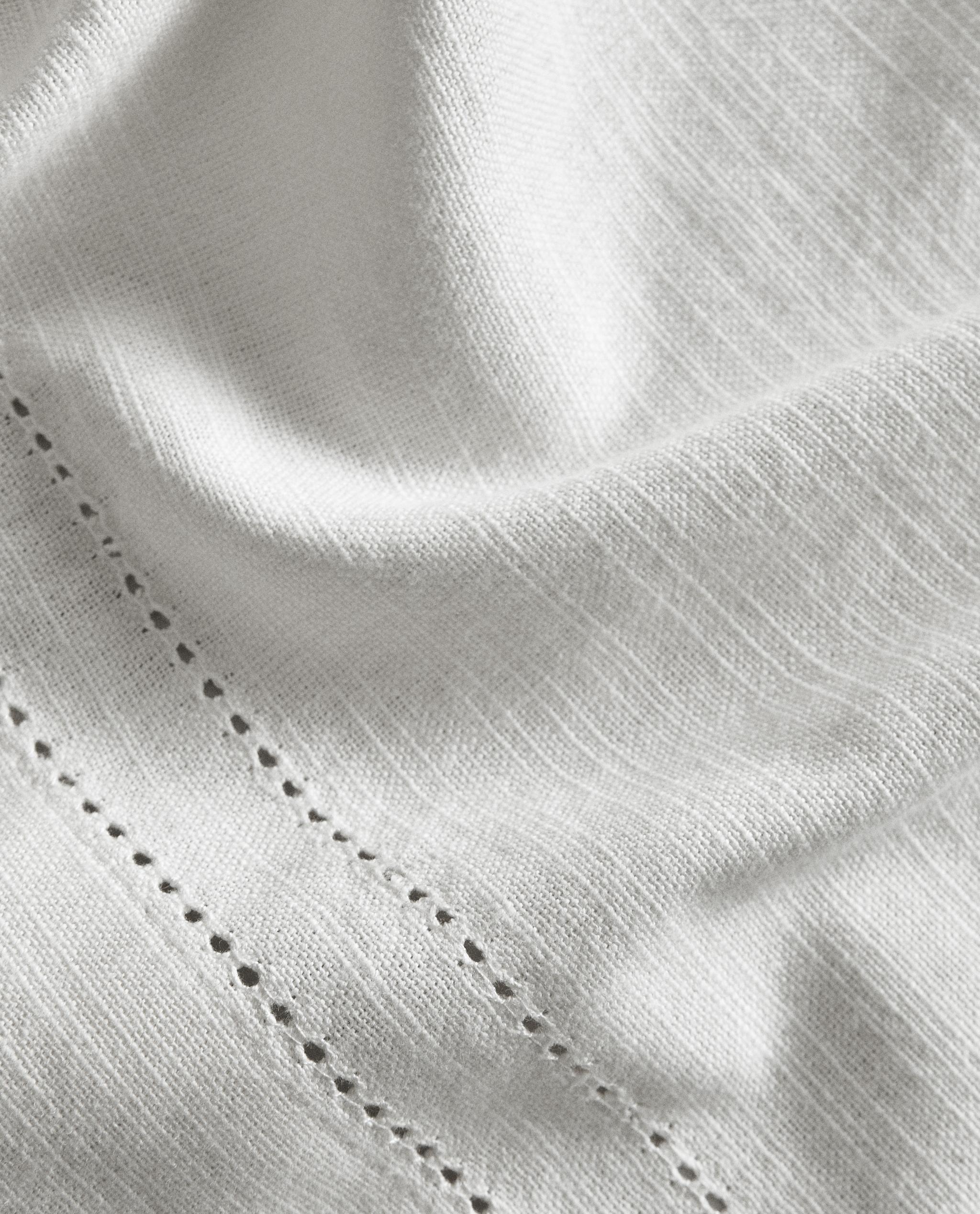 HEMSTITCHED COTTON TABLECLOTH product thumbnail 14