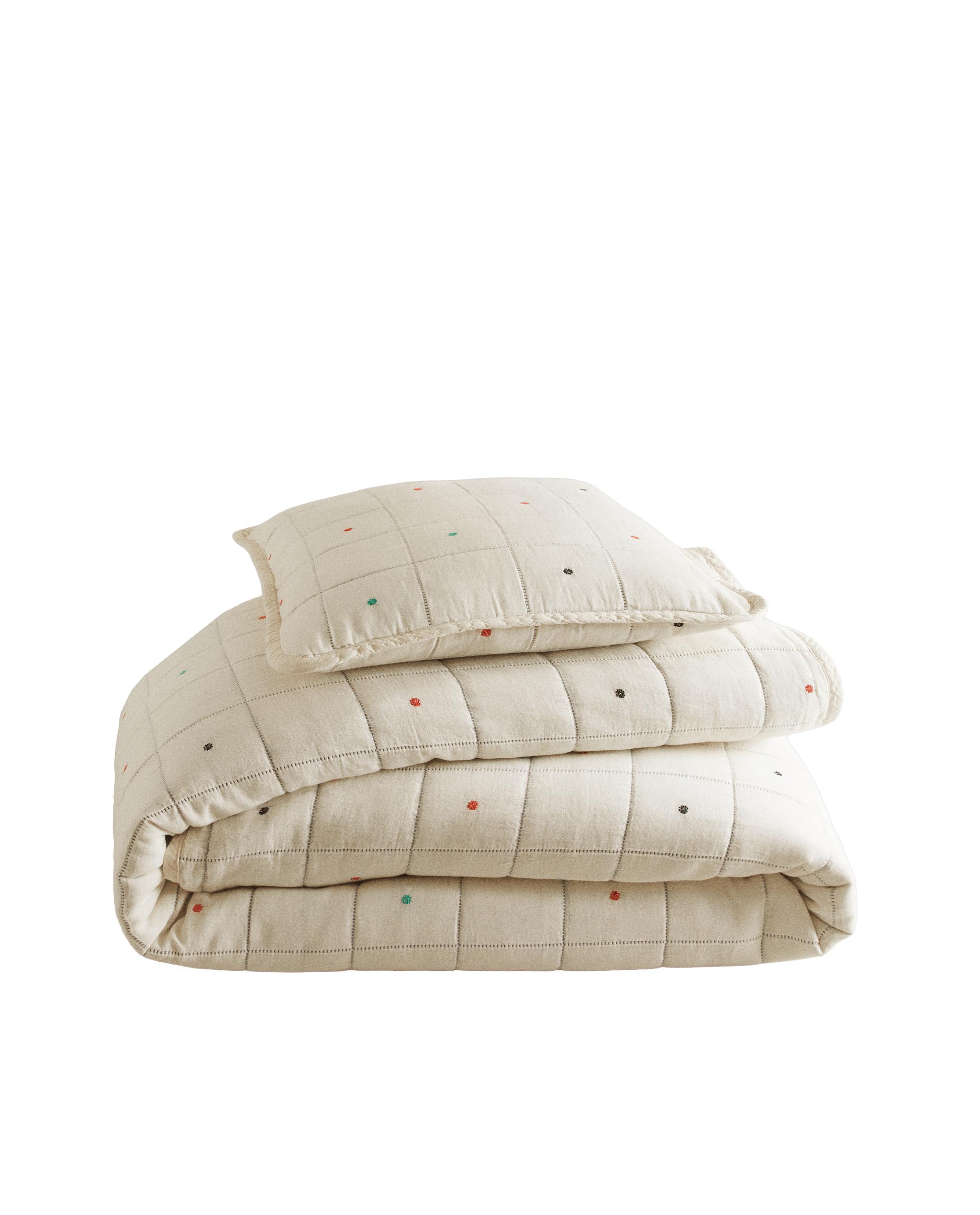 CHILDREN'S CHECK AND POLKA DOT BEDSPREAD product thumbnail 6