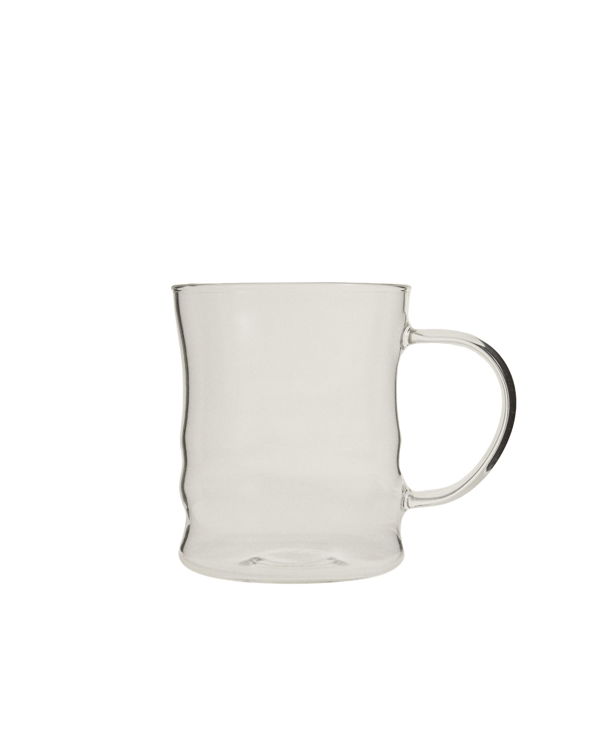 BOROSILICATE GLASS MUG WITH RAISED DESIGN product thumbnail 6