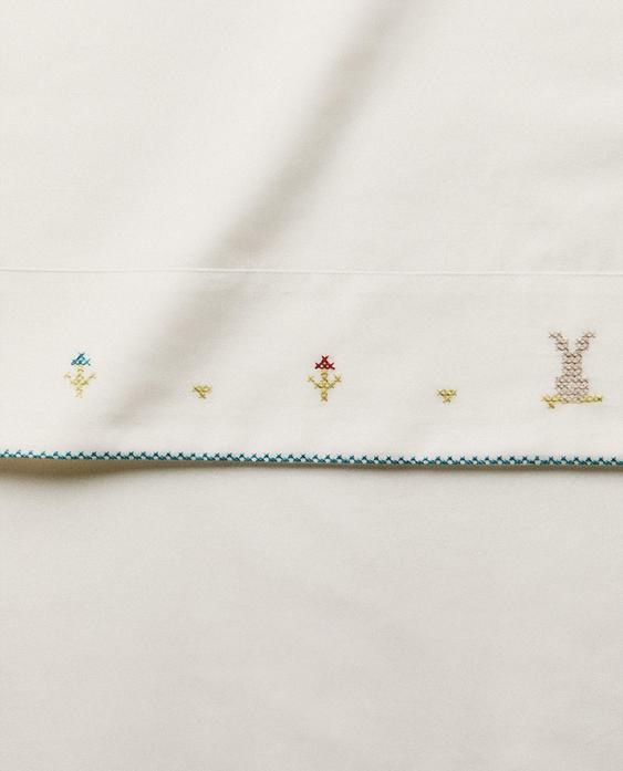 CHILDREN'S RABBIT FLAT SHEET