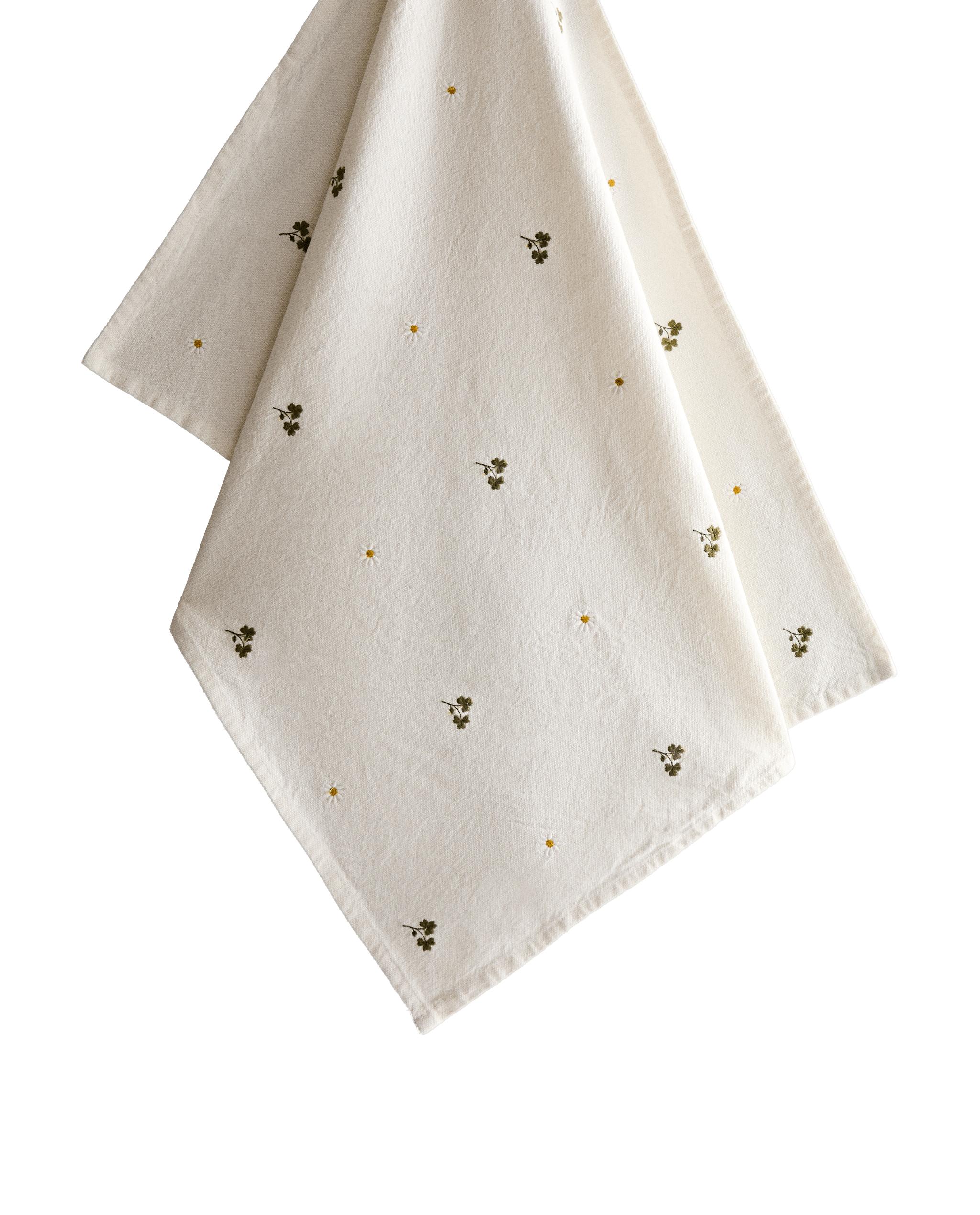 EMBROIDERED CLOVER TEA TOWEL product thumbnail 3