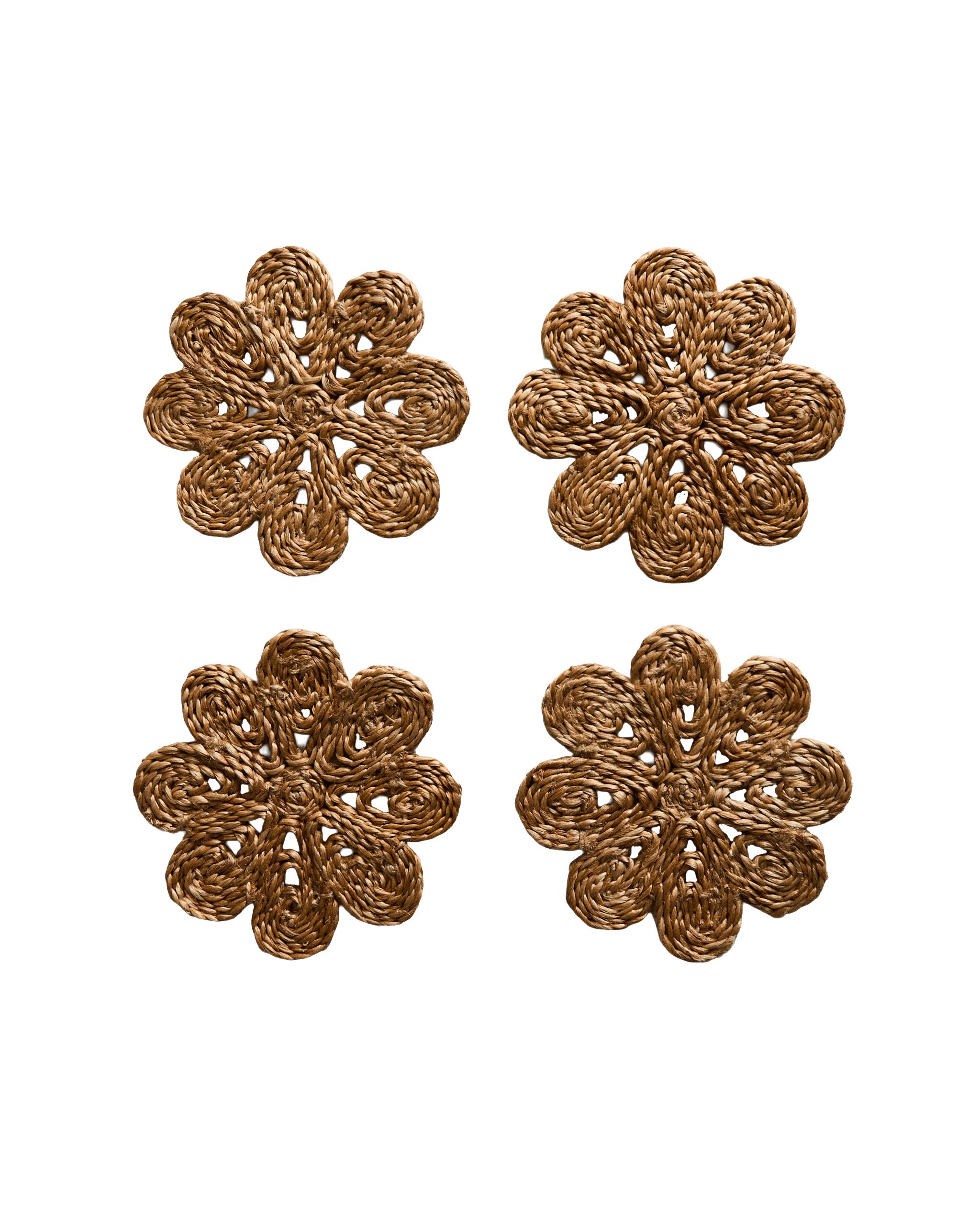 PACK OF RAFFIA COASTERS (PACK OF 4) product thumbnail 9