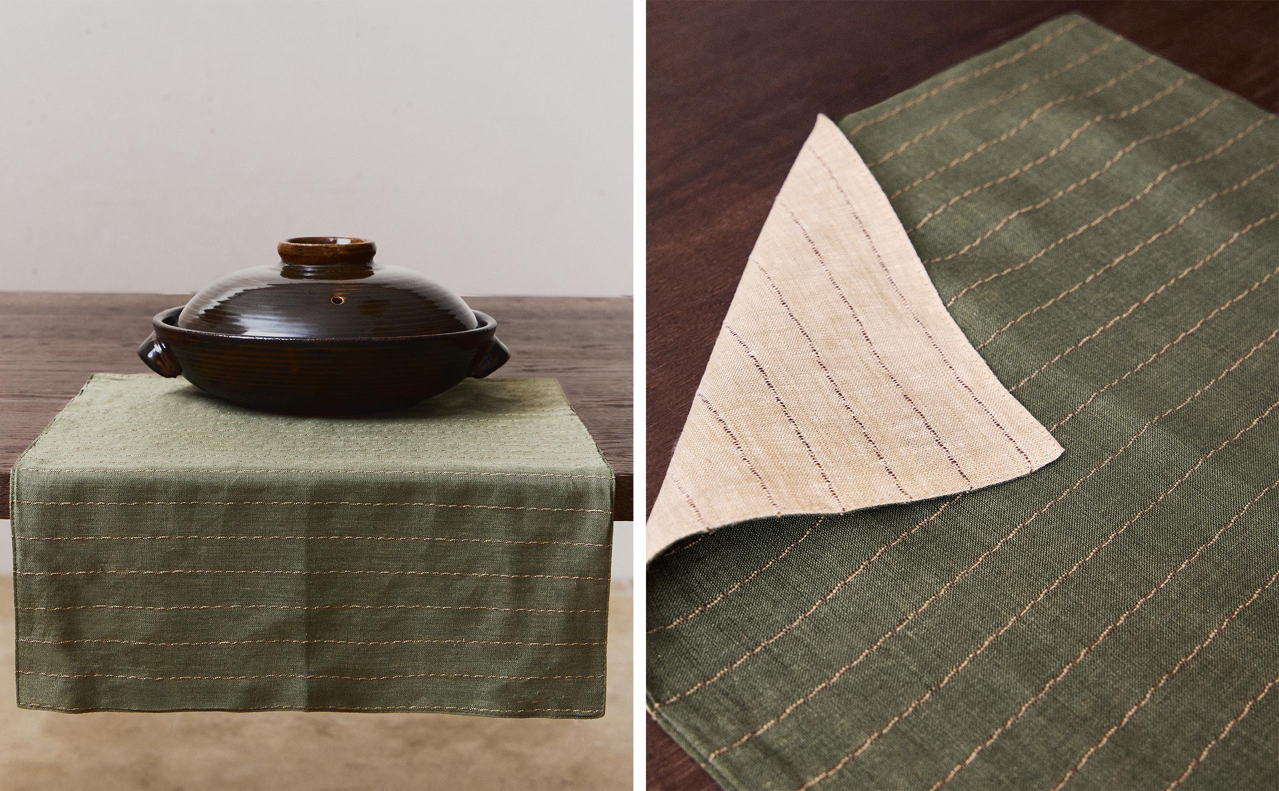 DOUBLE-LAYER LINEN PLACEMAT