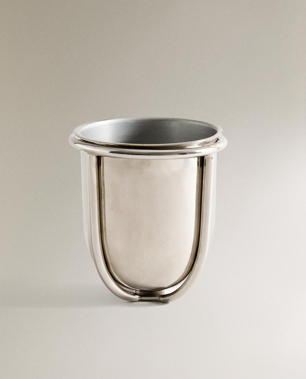 SHINY METAL TOOTHBRUSH HOLDER SHINY METAL TOOTHBRUSH HOLDER