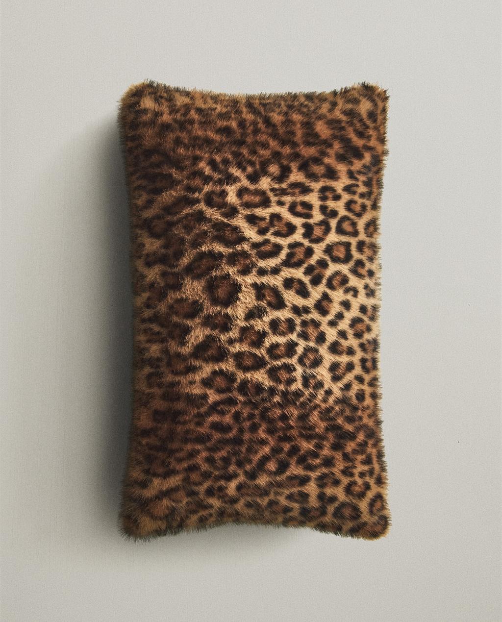 ANIMAL PRINT CUSHION COVER