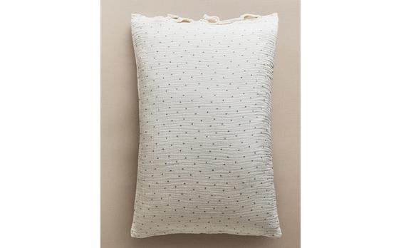 KIDS' DOTTED COTTON PILLOWCASE