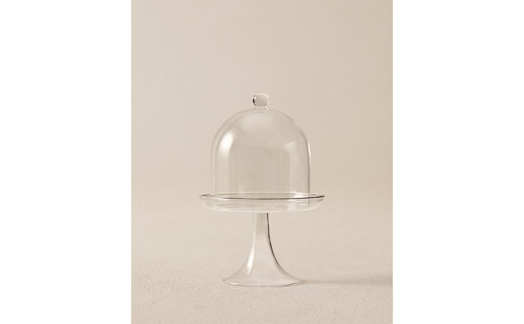 BOROSILICATE GLASS MINI CAKE STAND