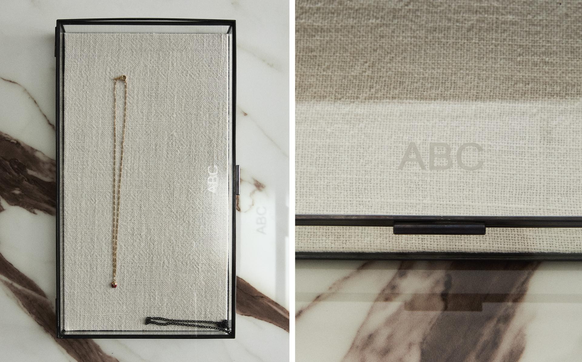 PORTAGIOIE BORDO METALLO NERO PORTAGIOIE BORDO METALLO NERO