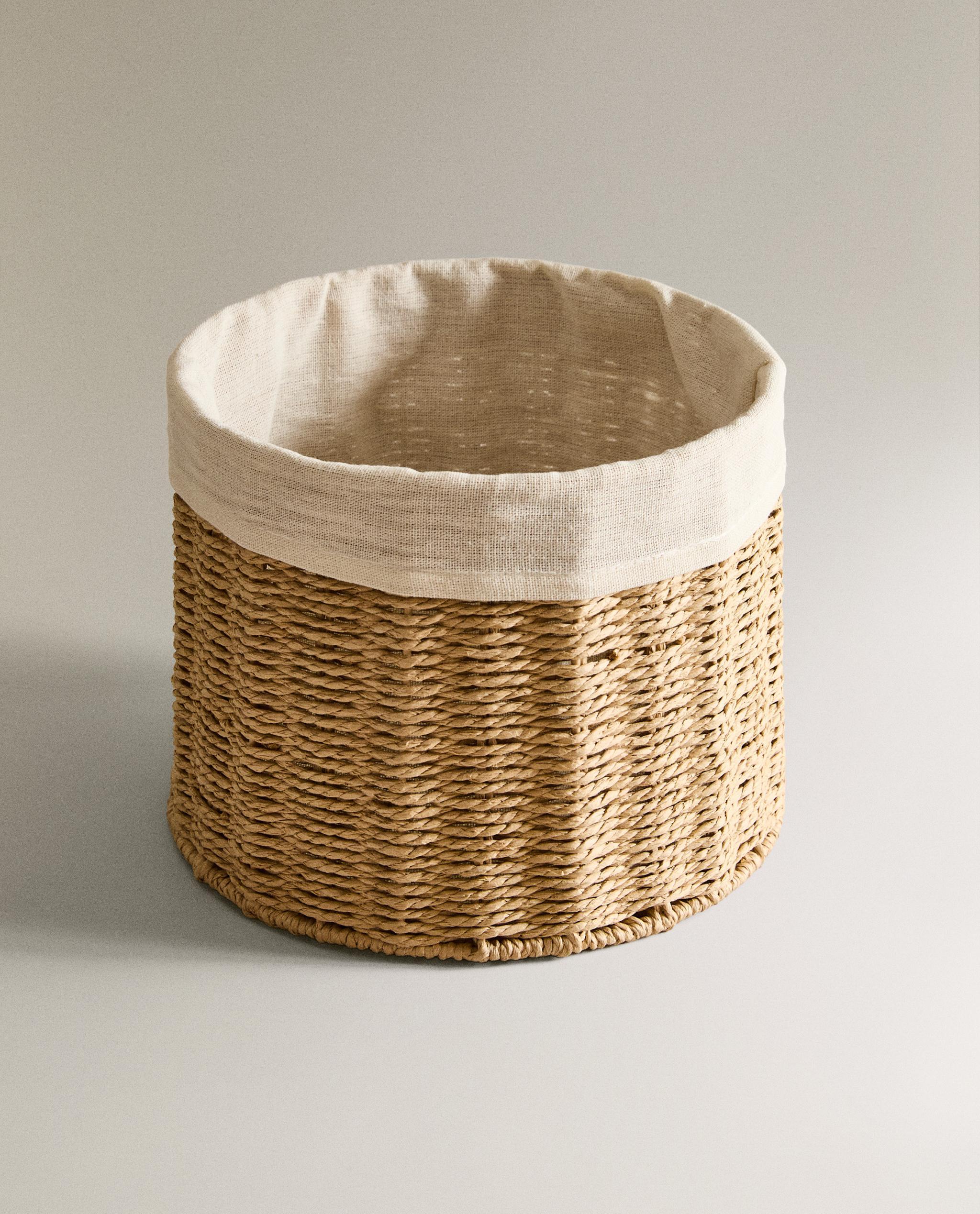 ROUND BASKET WITH COTTON LINING product thumbnail 5