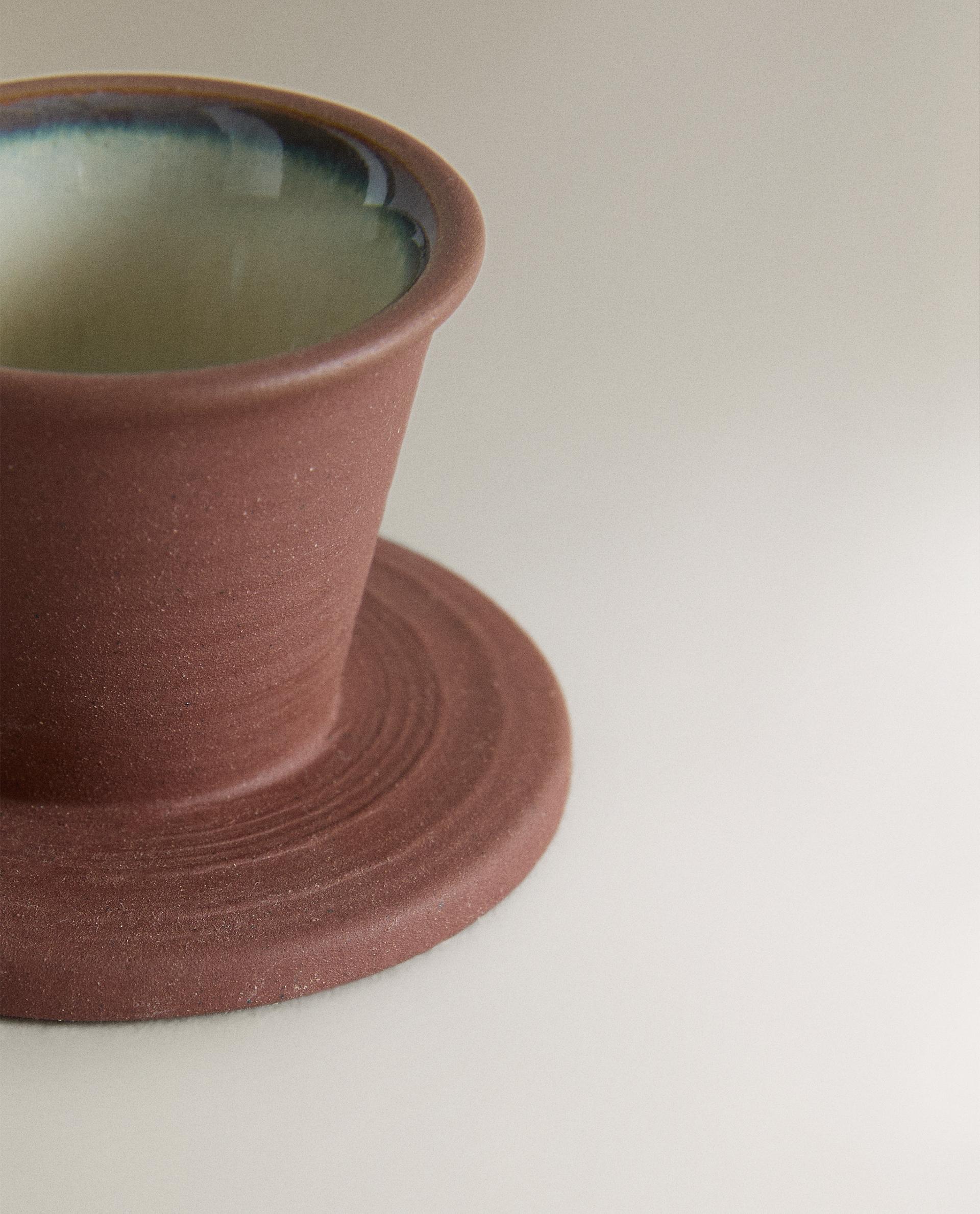 TERRACOTTA CANDLEHOLDER