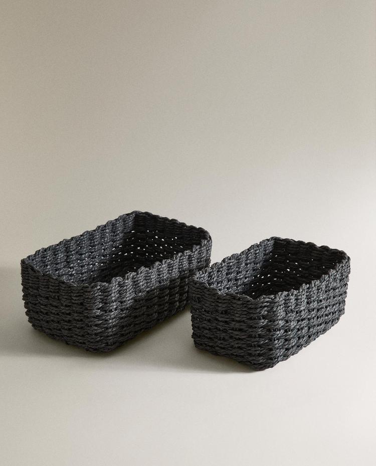 ПЛЕТЕНИЙ ПАПЕРОВИЙ КОШИК ПЛЕТЕНИЙ ПАПЕРОВИЙ КОШИК