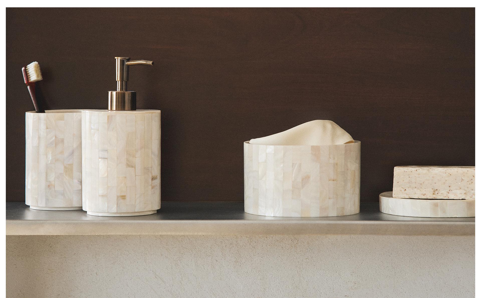 ACCESSOIRES DE BAIN NACRE