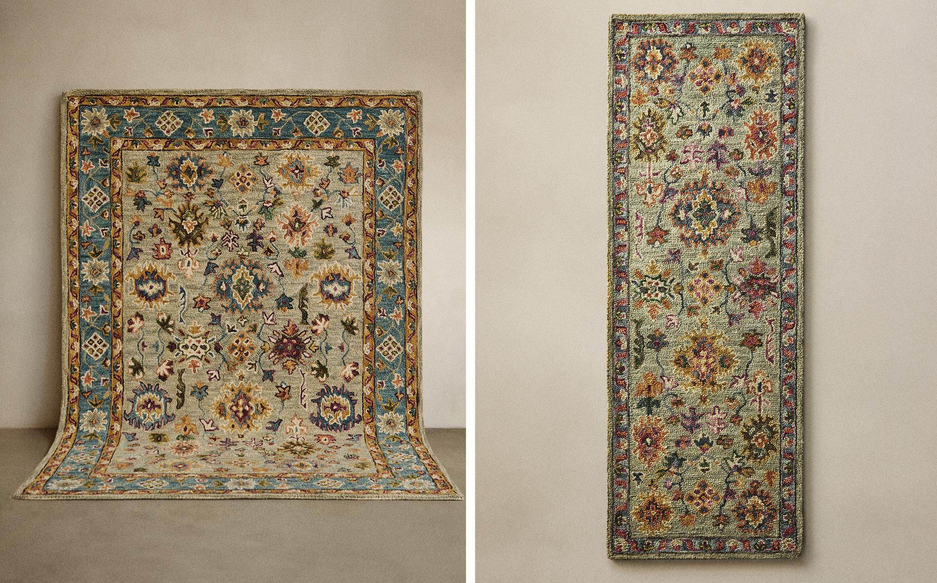 VLNĚNÝ SYMETRICKÝ KOBEREC S KVĚTINOVÝM POTISKEM VLNĚNÝ SYMETRICKÝ KOBEREC S KVĚTINOVÝM POTISKEM