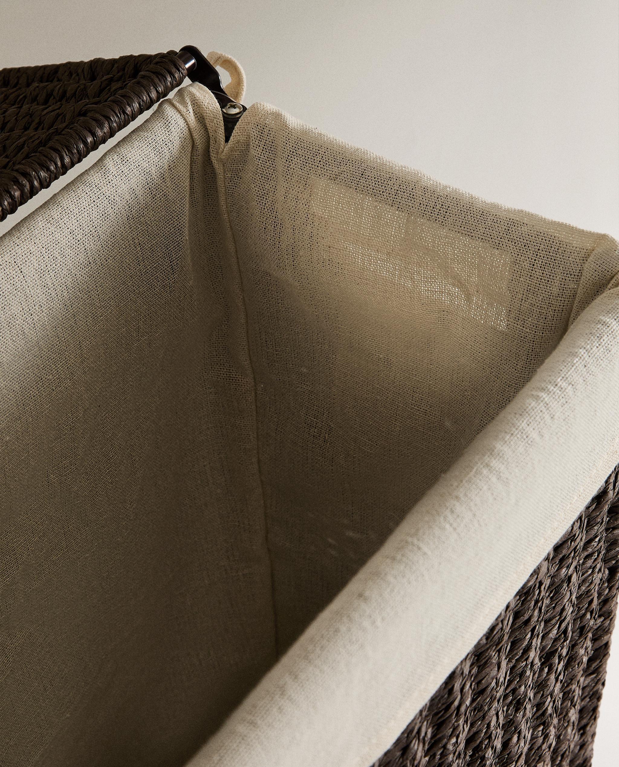 FABRIC-LINED LAUNDRY BASKET product thumbnail 2