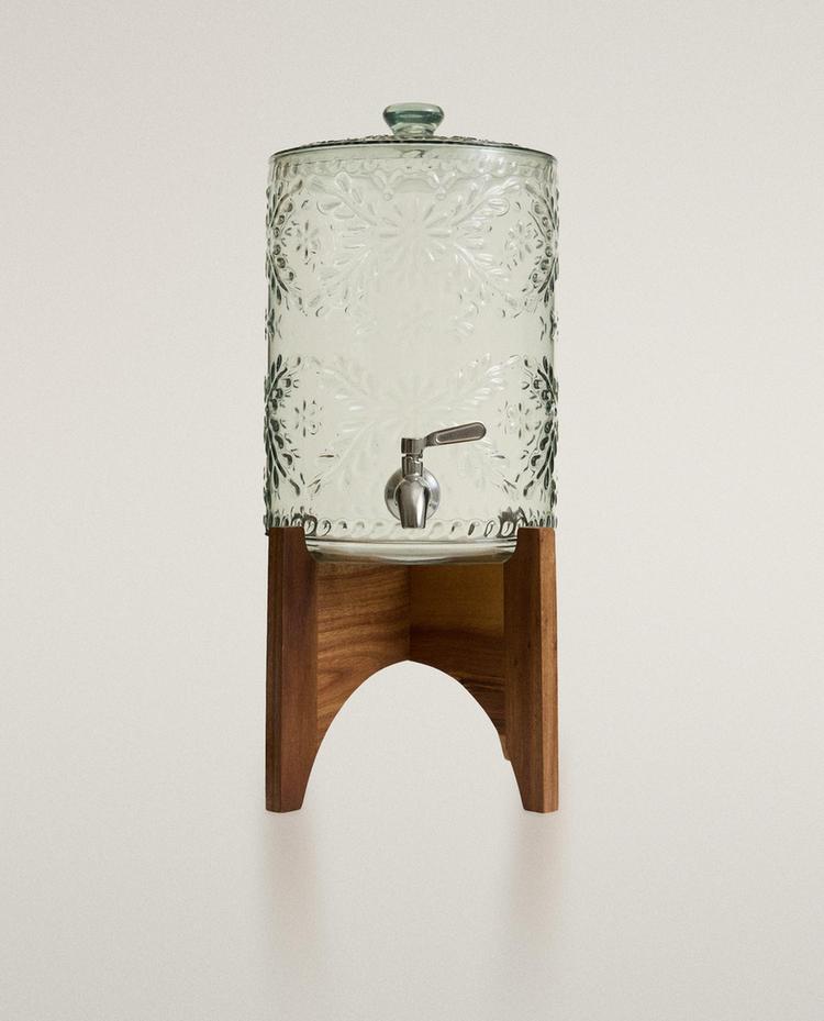 DISPENSADOR SOPORTE MADERA ACACIA FLORAL