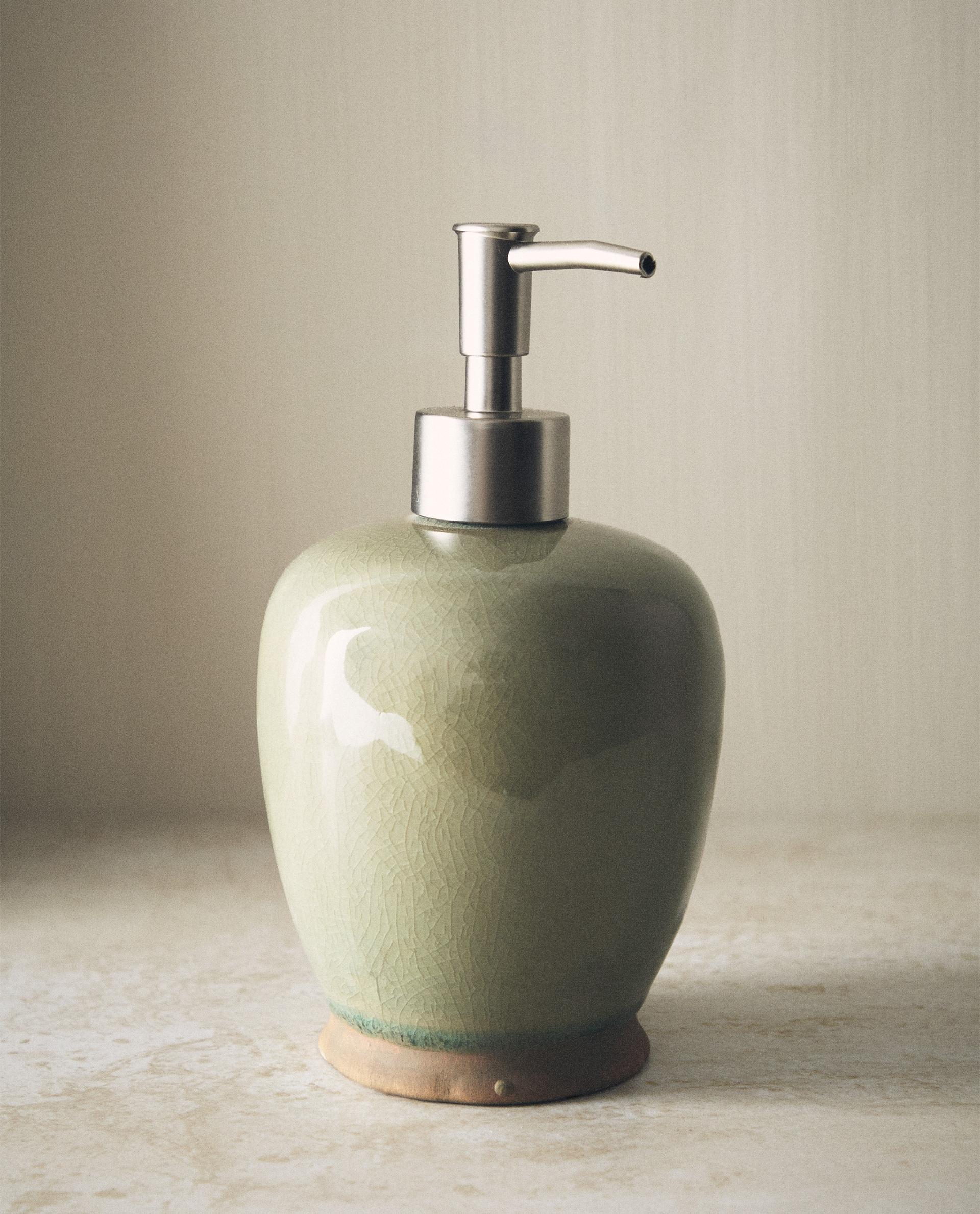 GREENISH SOAP DISPENSER | Zara Home United States of America
