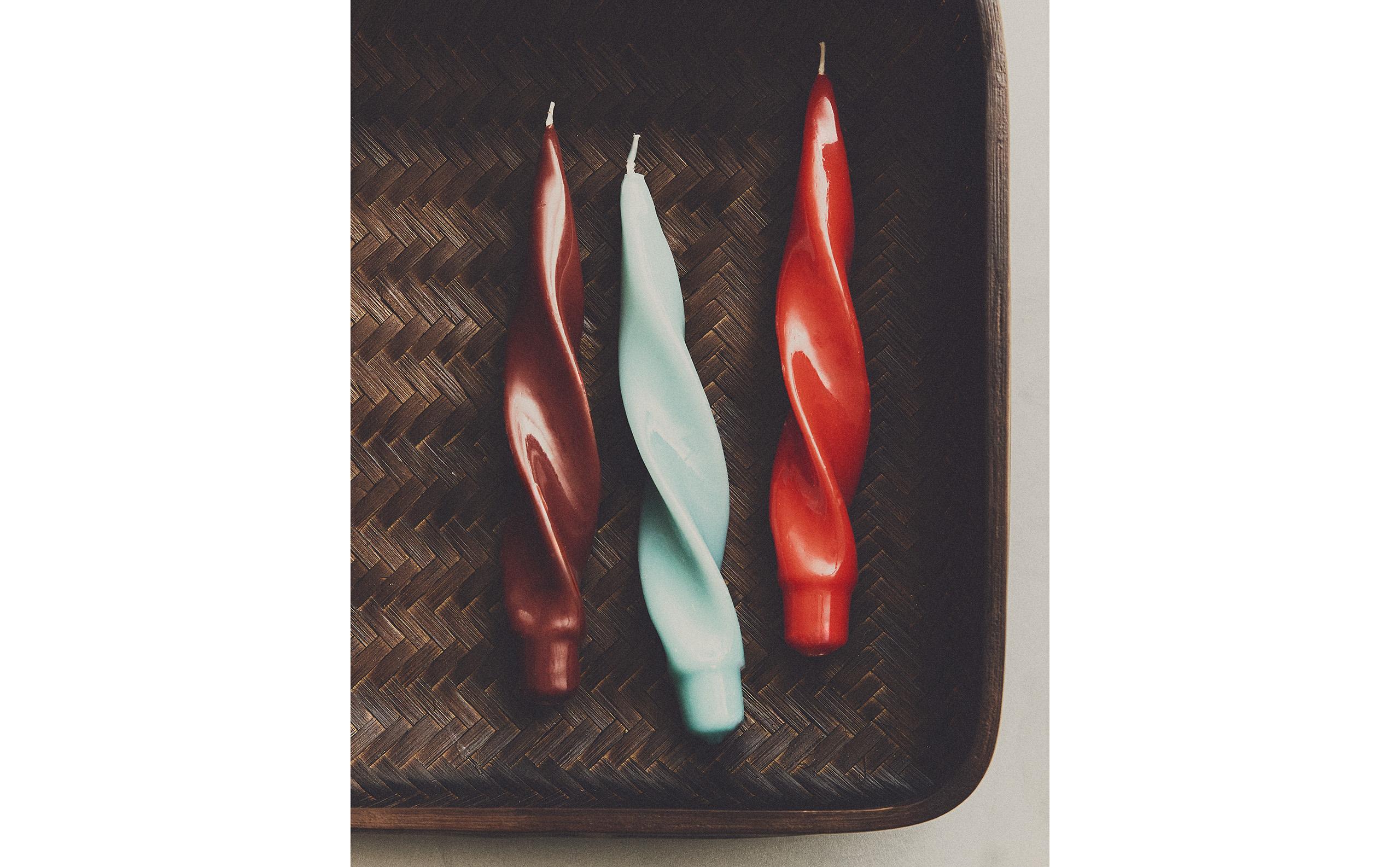 PACK OF SPIRAL CANDLES (PACK OF 2) X COLLAGERIE