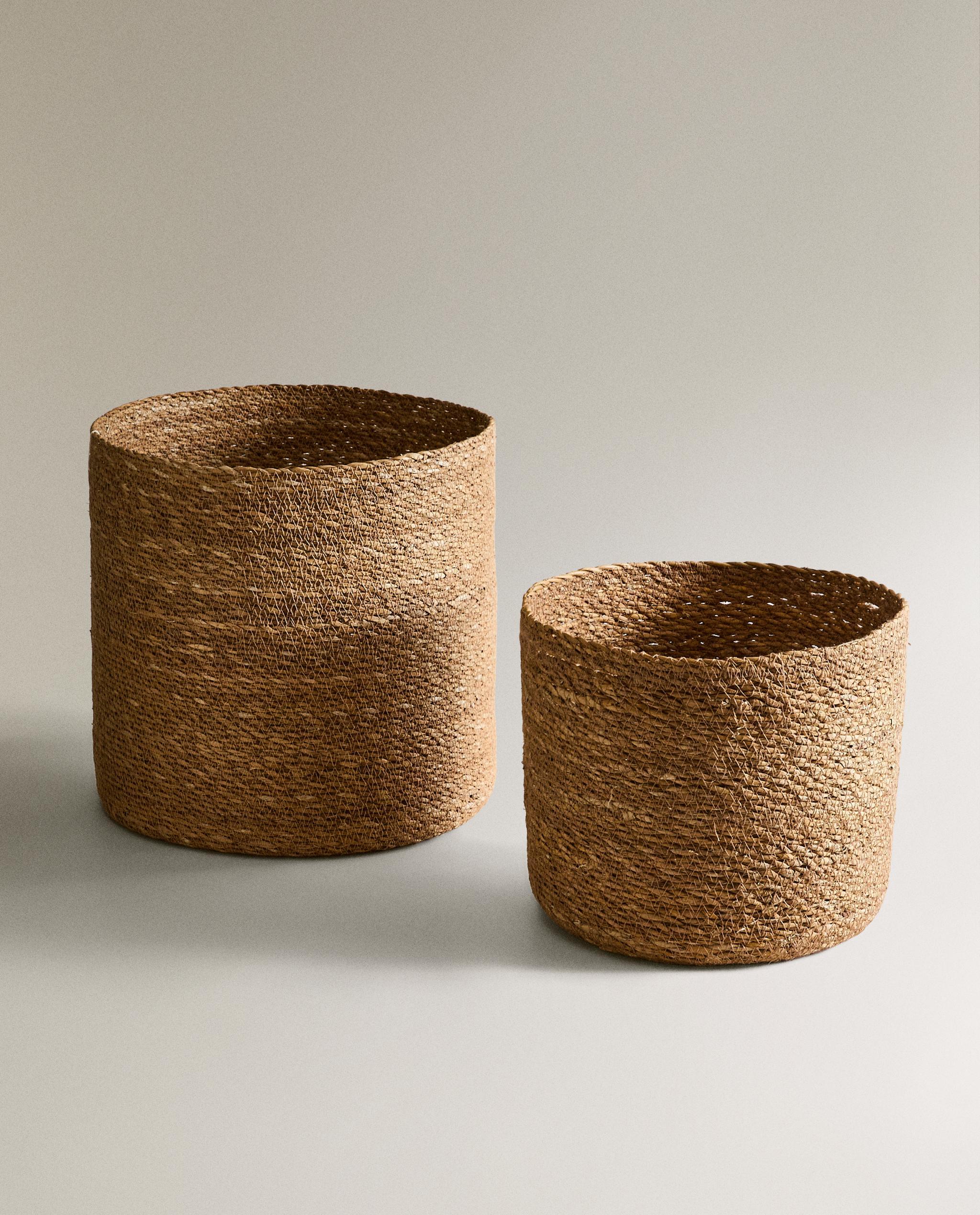 CYLINDRICAL SEAGRASS BASKET product thumbnail 2