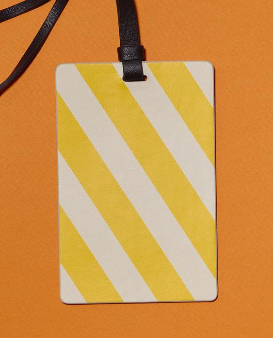 GEPÄCKANHÄNGER AUS LEDER