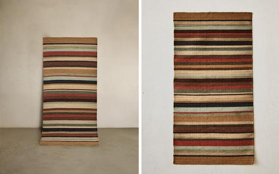 COLORED STRIPES RUNNER RUG