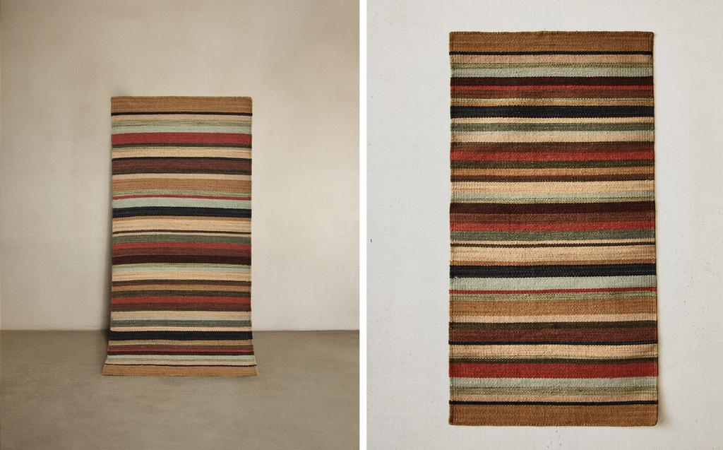COLORED STRIPES RUNNER RUG COLORED STRIPES RUNNER RUG