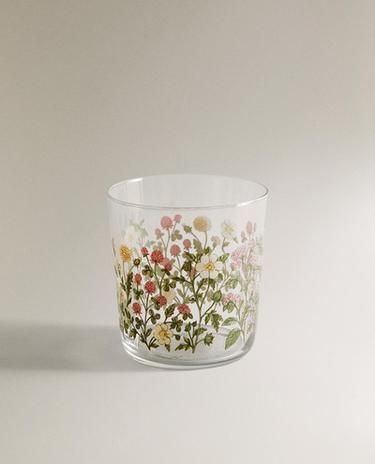 TRANSFER GLASS TUMBLER