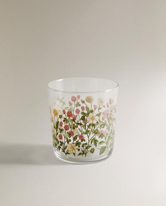 TRANSFER GLASS TUMBLER