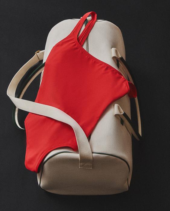 BEACH SWIMSUIT WITH WIDE STRAPS