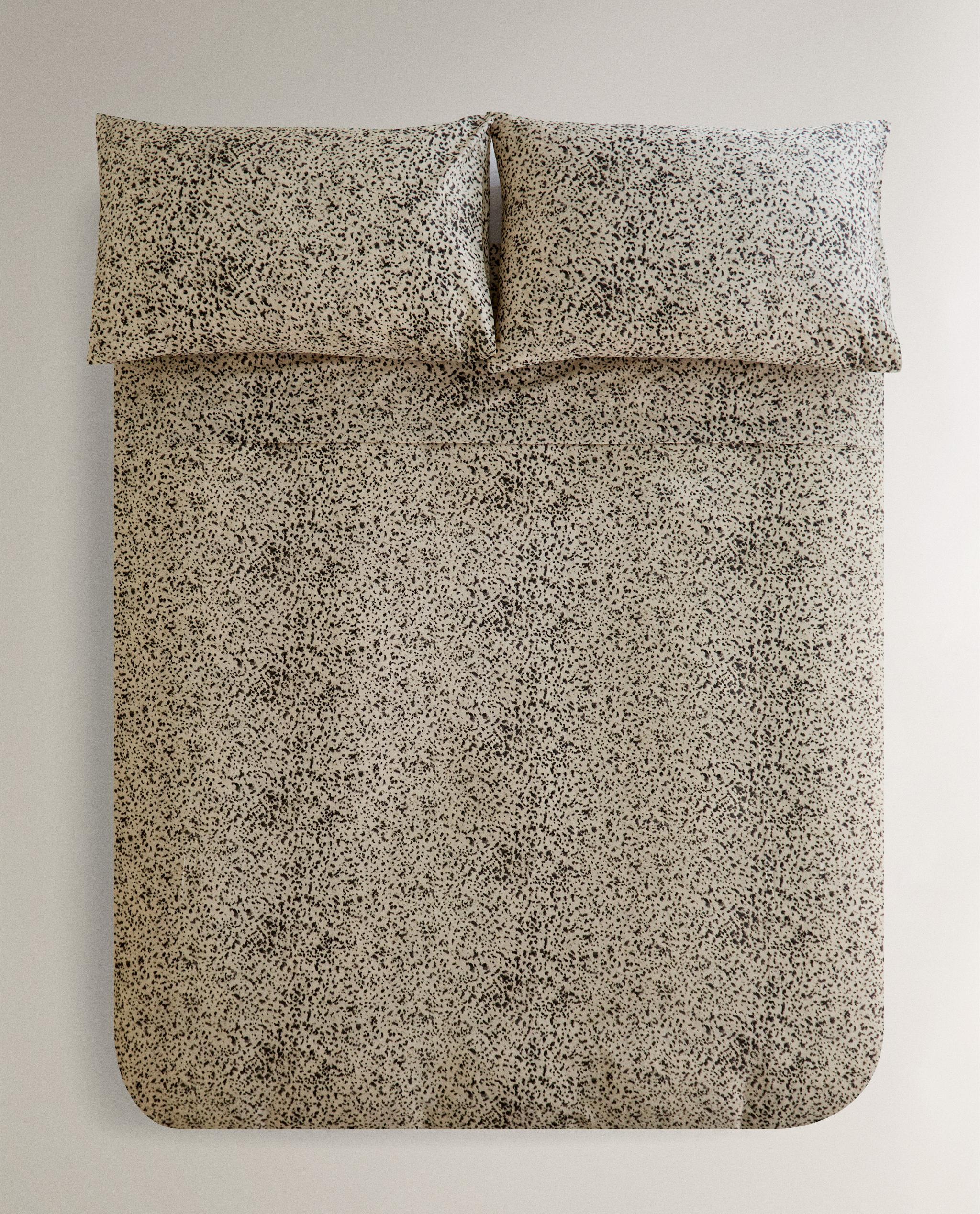 ZARA ミモザ柄デュペカバー&ピローケース ミモザ プリント コットン ピローケース | Zara Home 日本/Japan