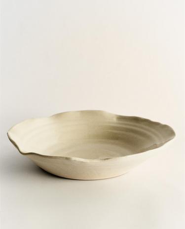 ENAMELED CERAMIC TRAY