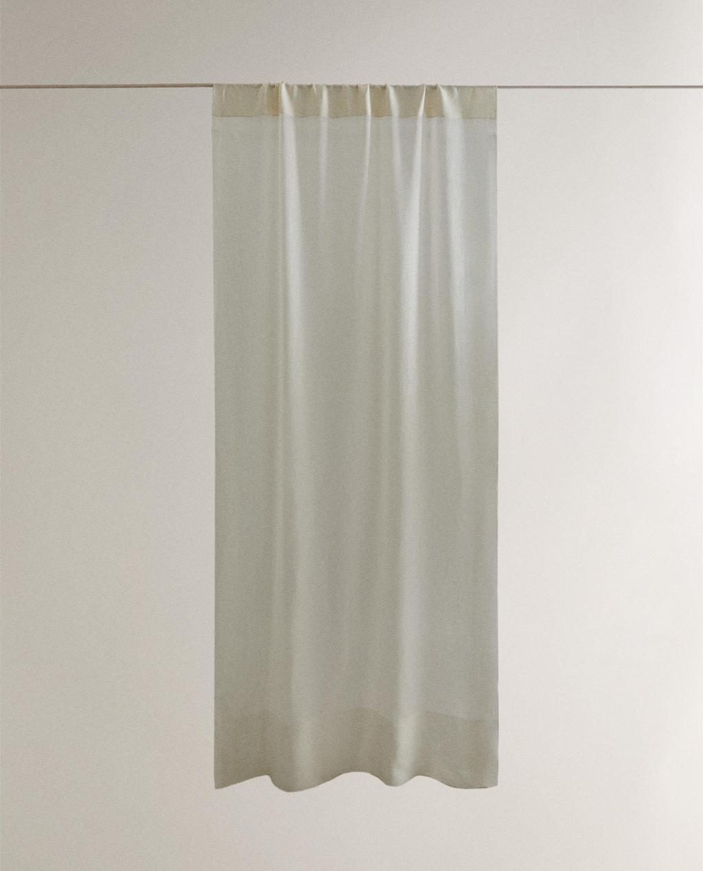 LOW FILTRATION LINEN CURTAIN
