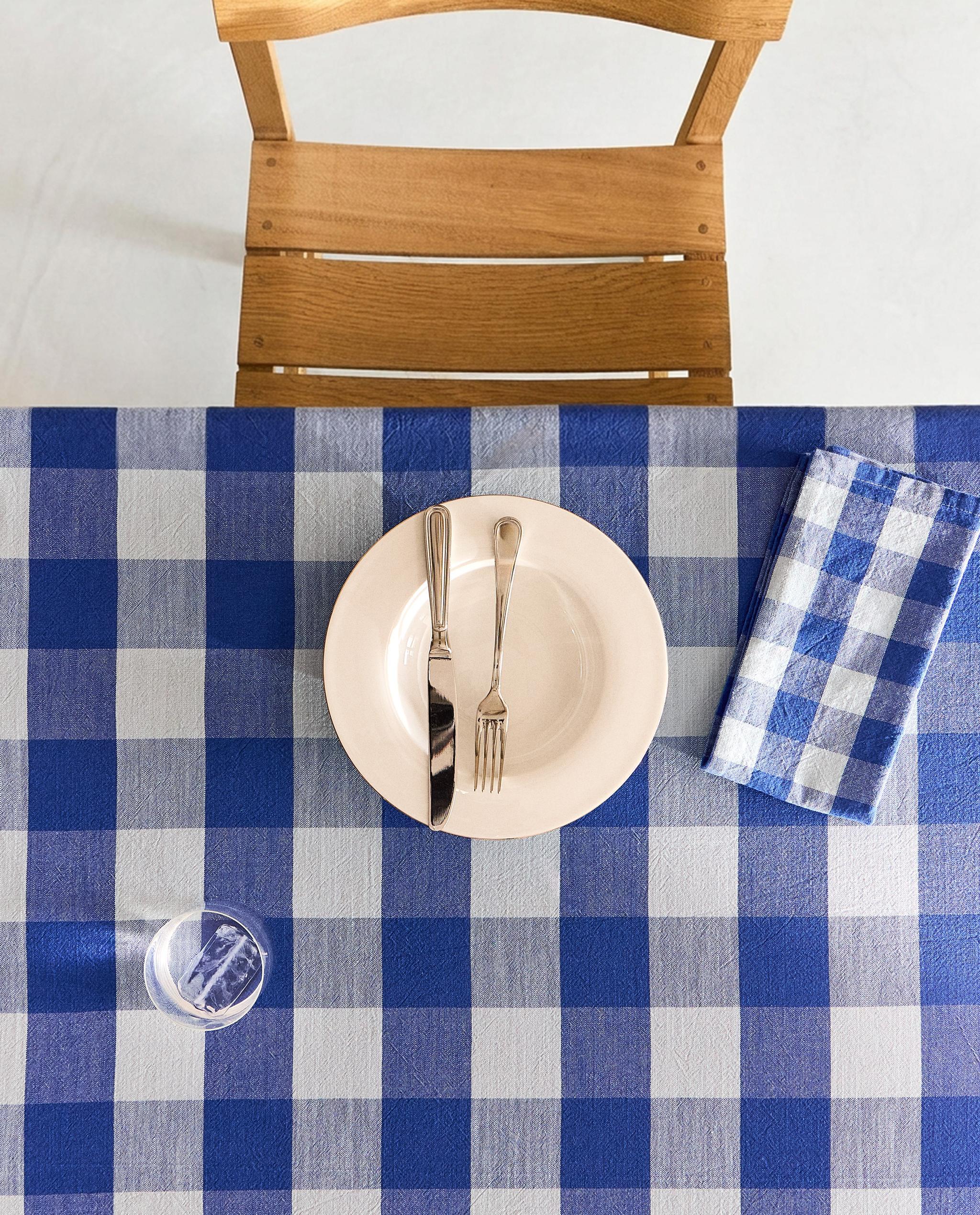 CHECK COTTON TABLECLOTH product thumbnail 9