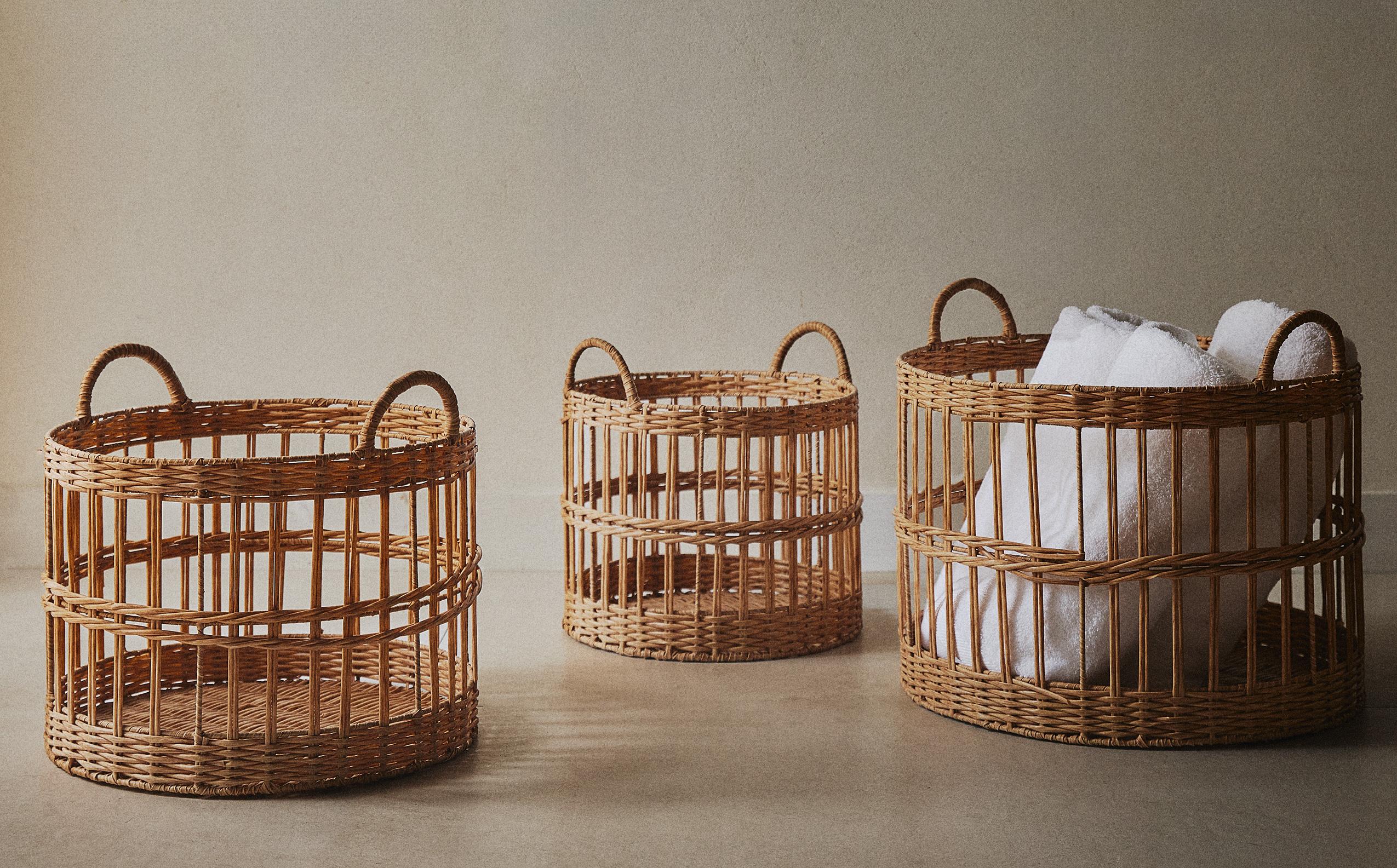 割引価格 ハンドル付き バスケット | Zara Home 日本/Japan 小物入れ