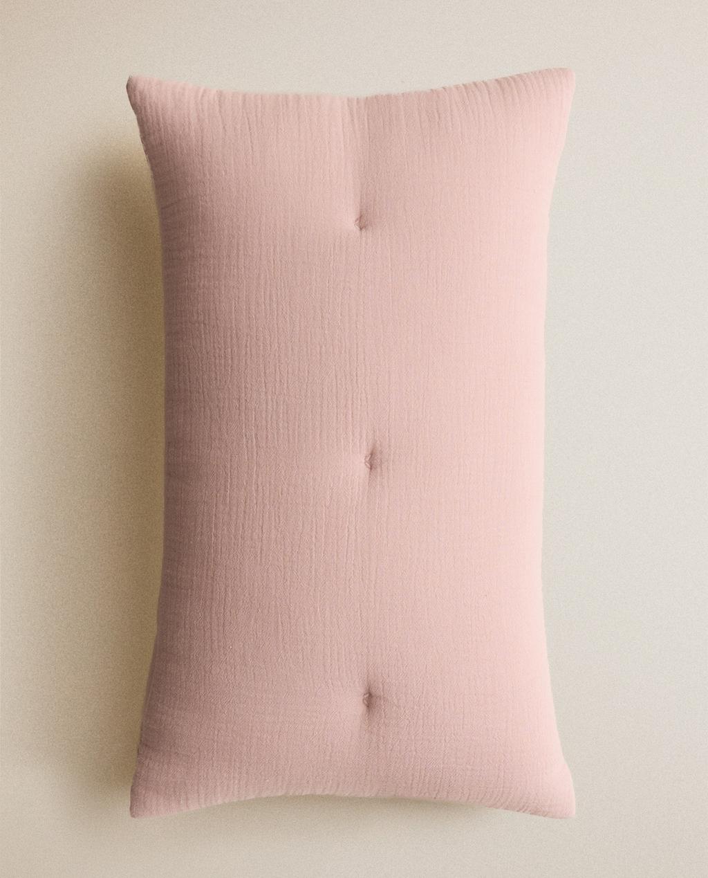 CAPA DE ALMOFADA INFANTIL DE GAZE LISA CAPA DE ALMOFADA INFANTIL DE GAZE LISA