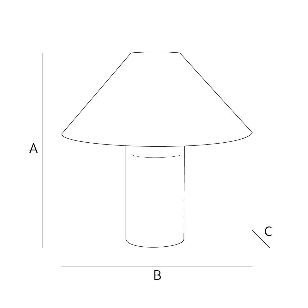 TABLE LAMP WITH STONEWARE BASE product thumbnail 2