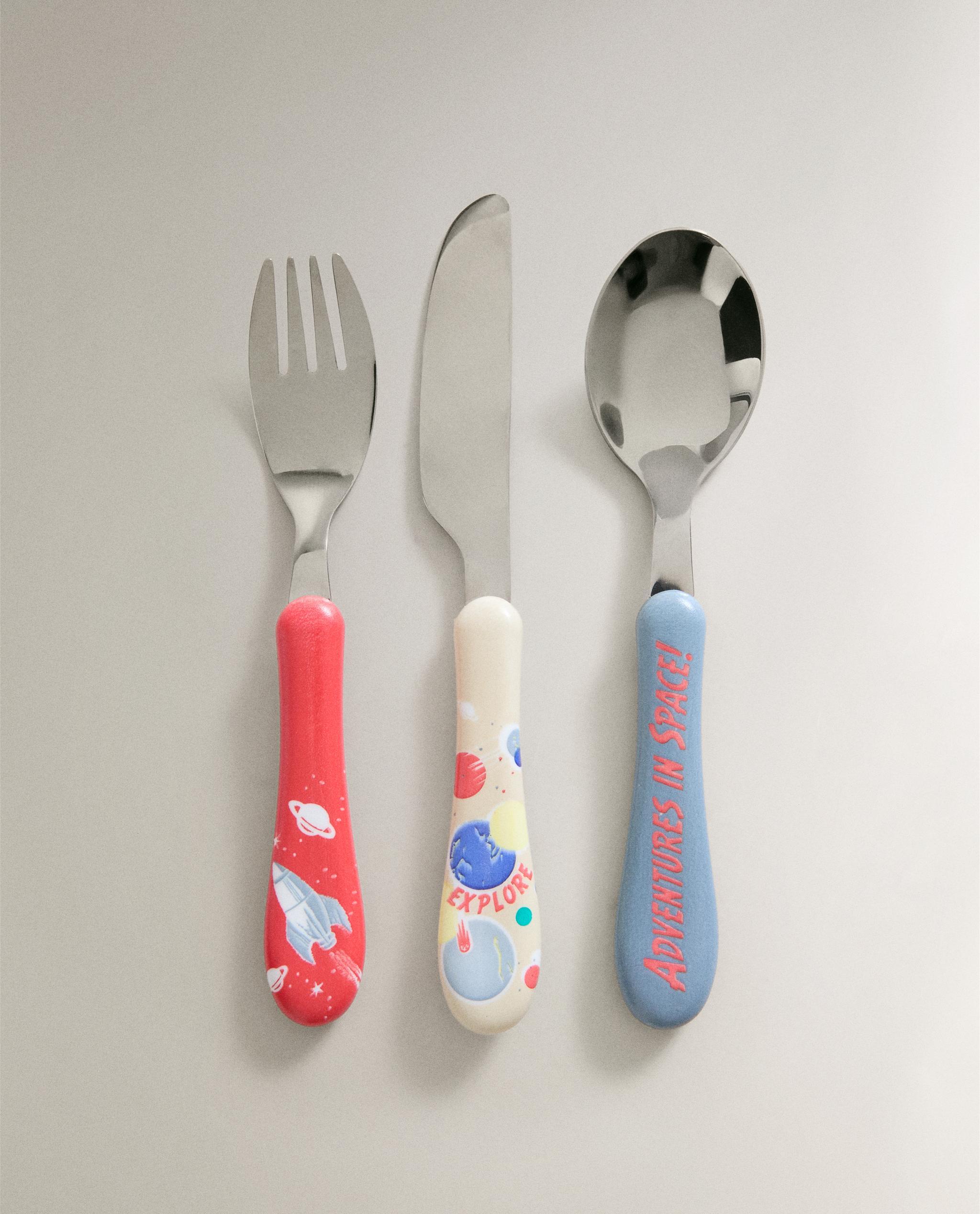 CHILDREN'S SPACE CUTLERY SET product thumbnail 7