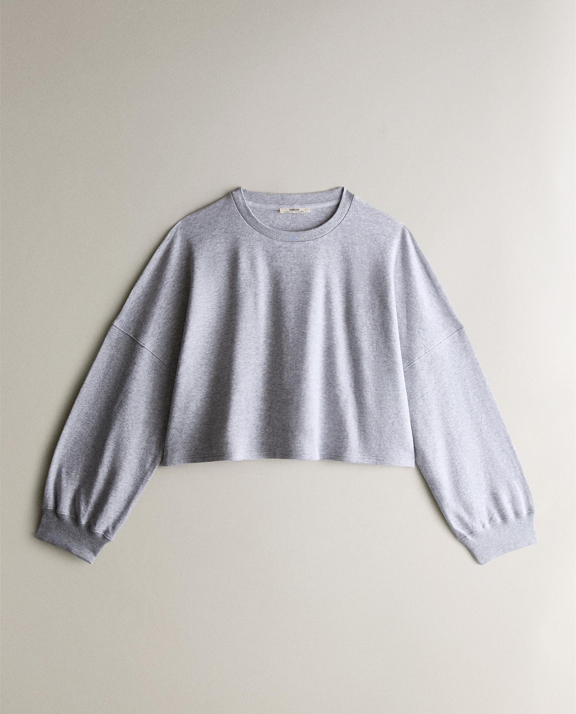 zara home sweatshirt