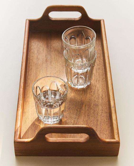 HOUTEN DIENBLAD MET HANDGREPEN