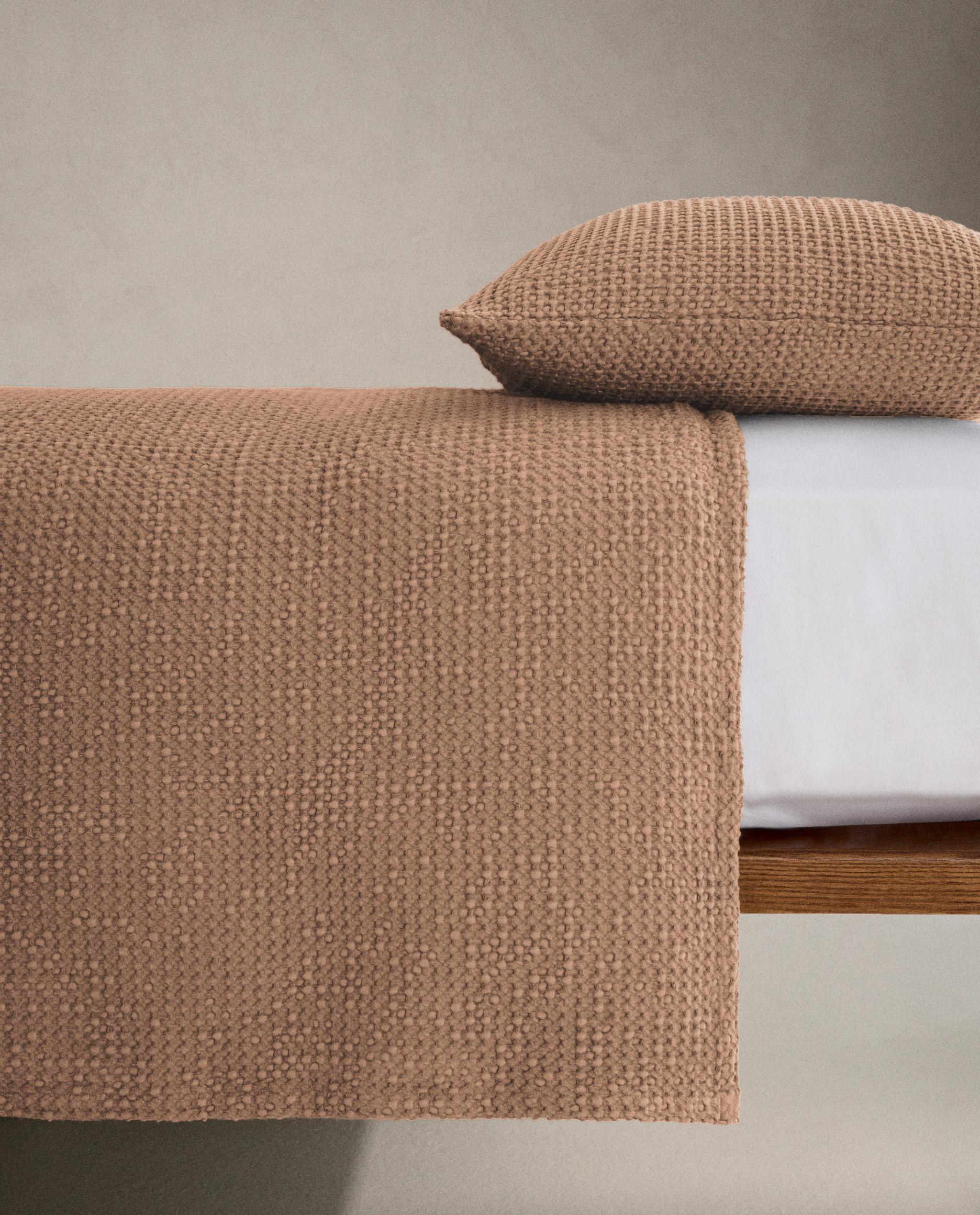 コットンベッドカバー ミニワッフルファブリック | Zara Home 日本/Japan