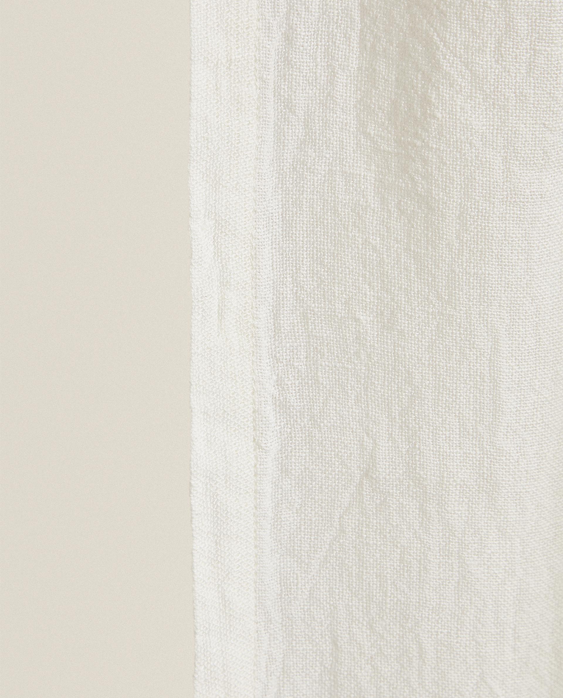 HIGH OPACITY WHITE LINEN CURTAIN product thumbnail 10