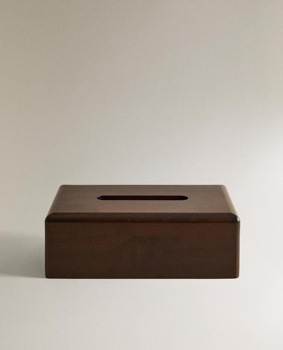 BOÎTE À MOUCHOIRS EN BOIS