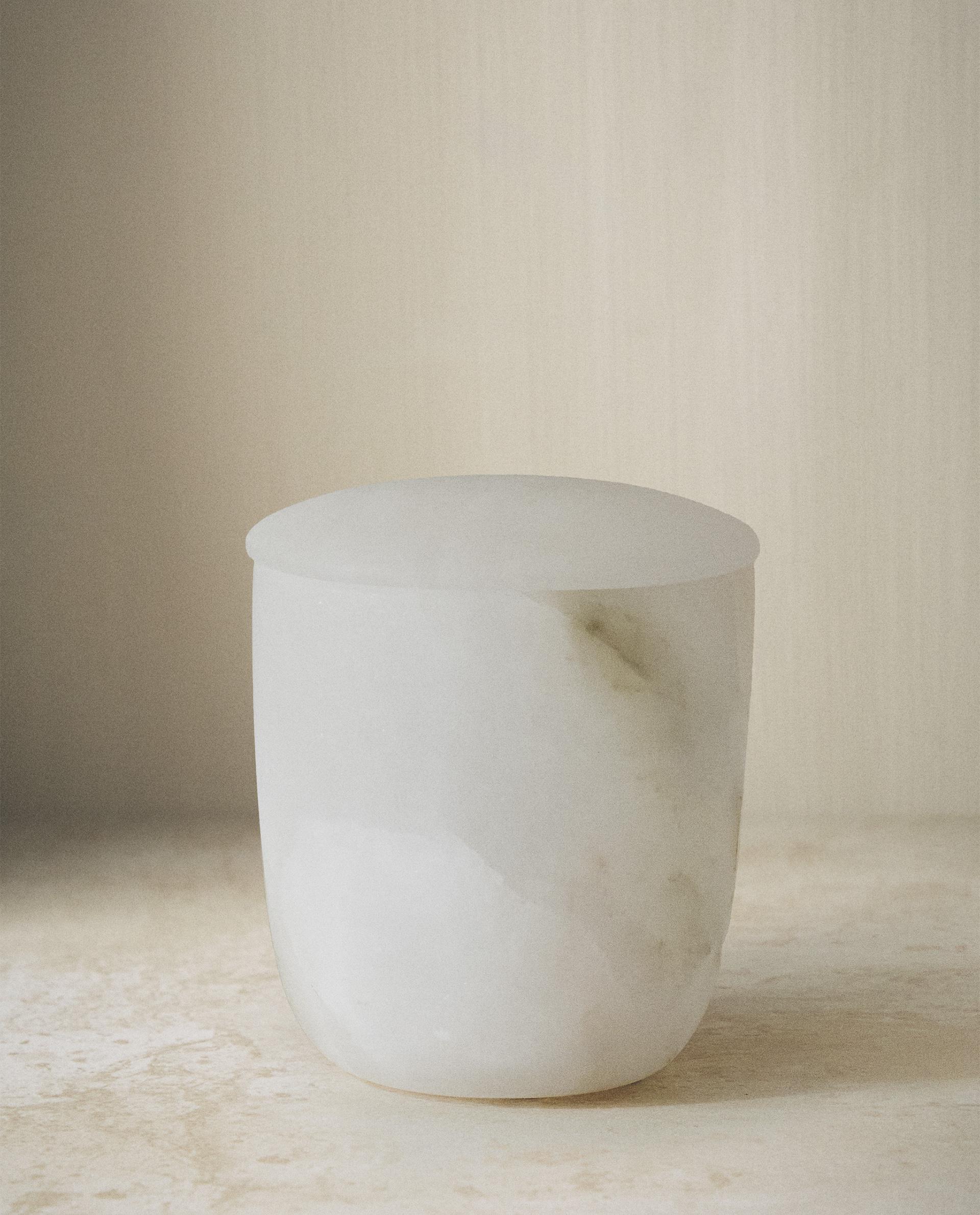 ALABASTER BATHROOM ORGANISER JAR ALABASTER BATHROOM ORGANISER JAR