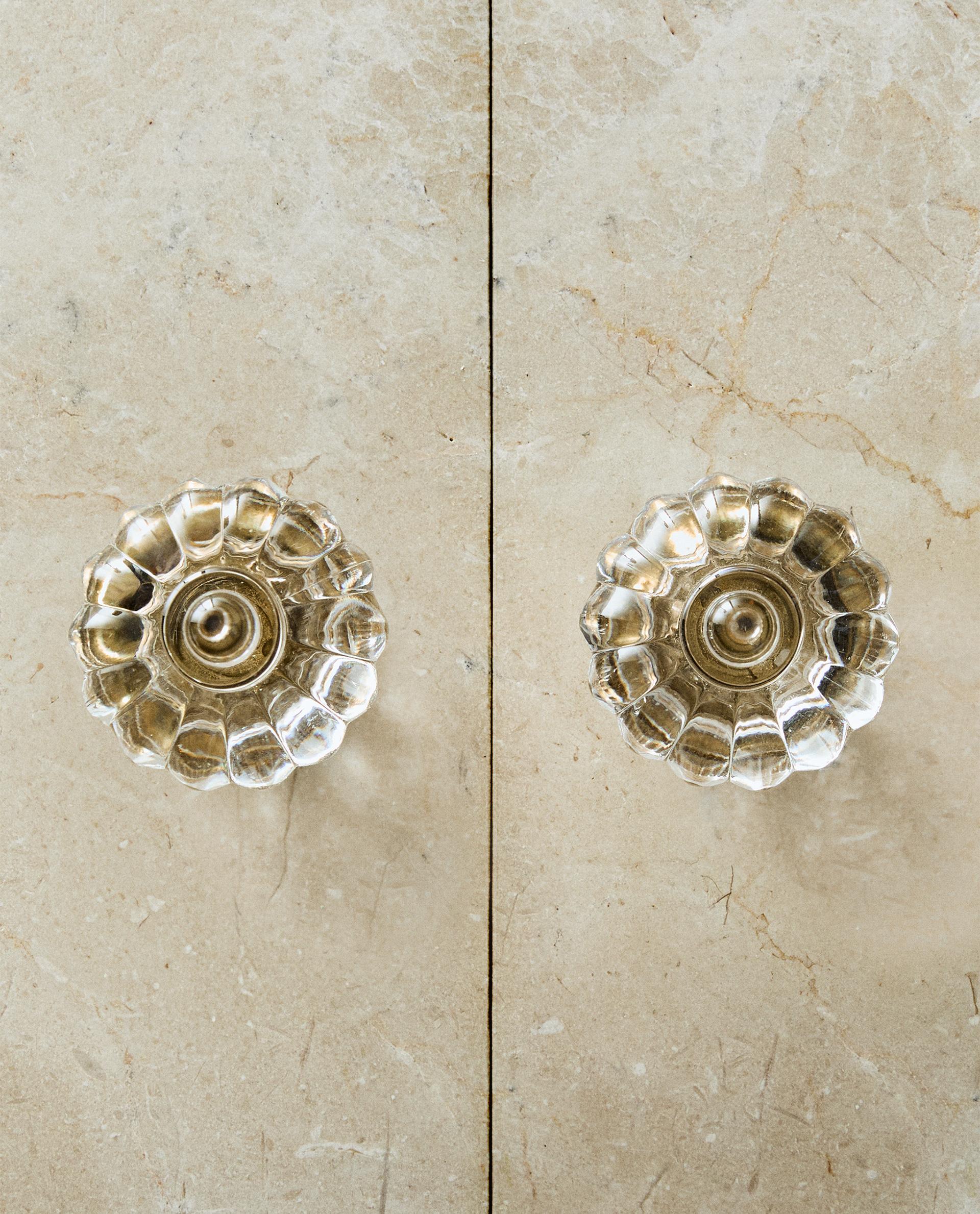 SET MANIGLIE ACETATO FIORE (SET DA 2) SET MANIGLIE ACETATO FIORE (SET DA 2)